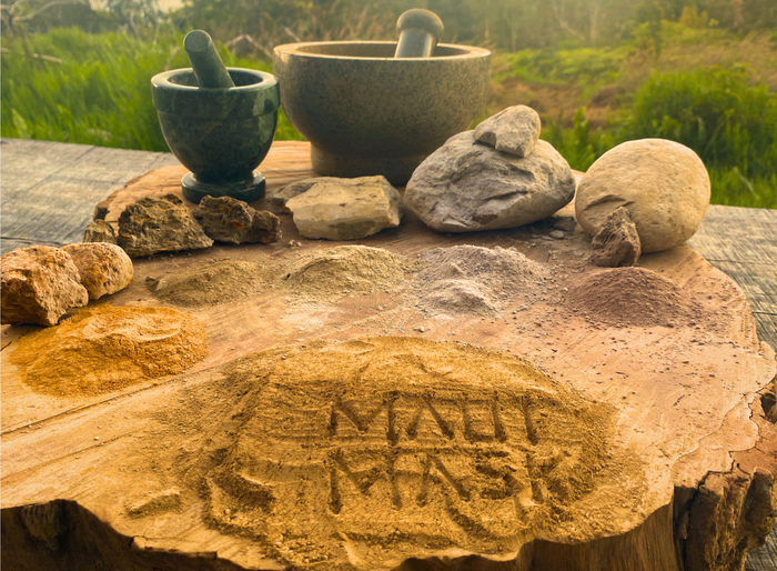 Maui farm and volcanic clay harvest