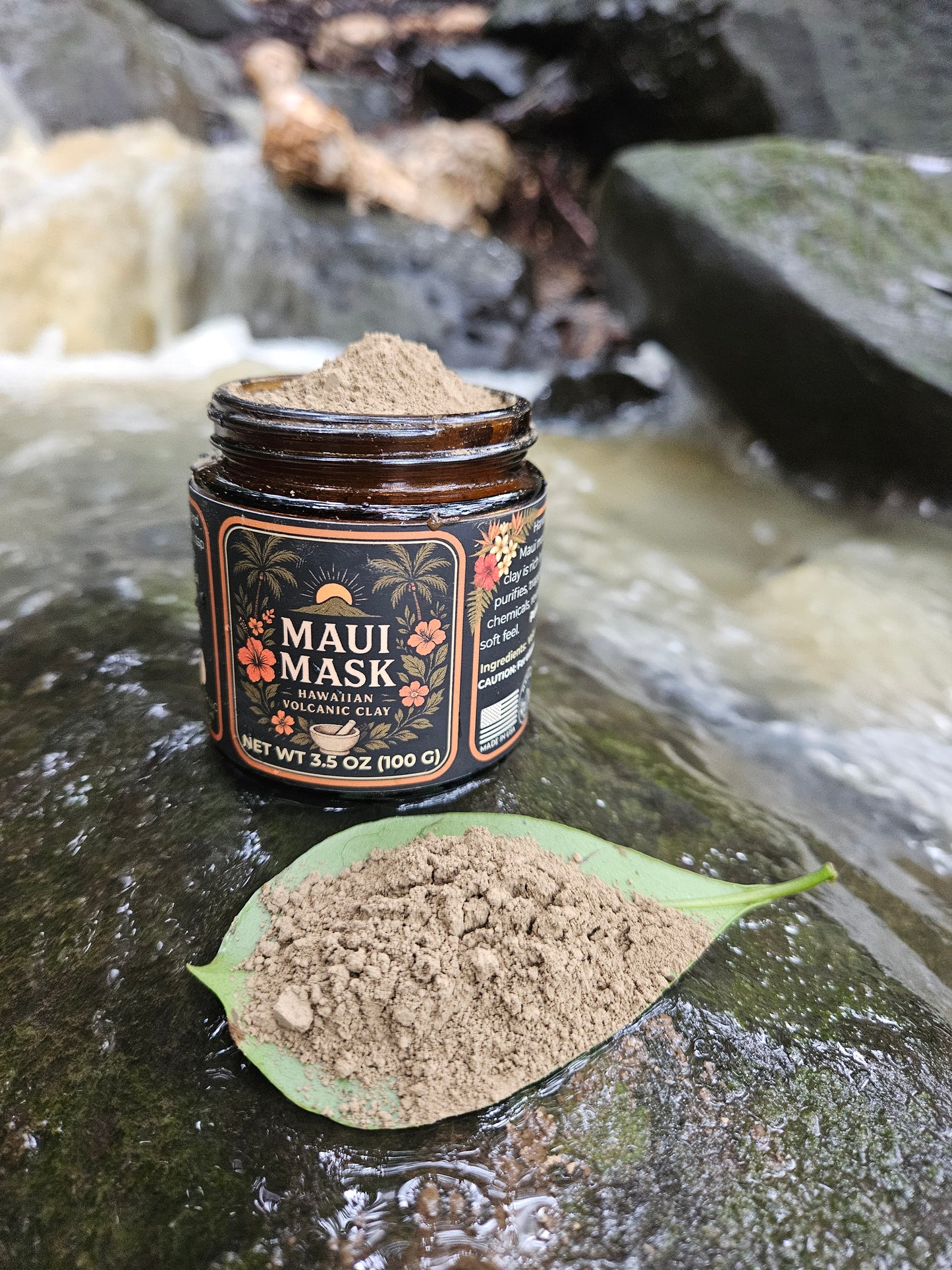 Maui Mask — Hawaiian Volcanic Clay